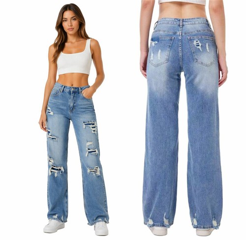 Damen jeans high waist hose - damen,
