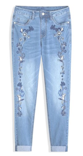 Damen strech jeans blue - jeans,