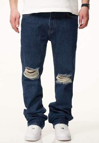 Herren straight jeans ripped - straight,