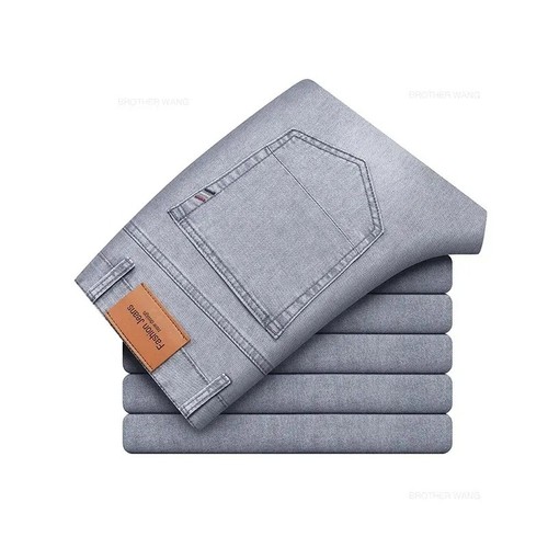 Herren jeans grau stretch - grau,